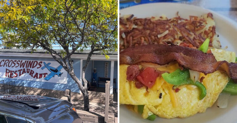 This Hidden Airport Café In Payson Is Famous For Giant Omelets And Homemade Pie