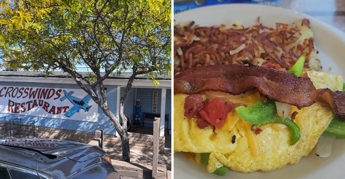 This Hidden Airport Cafe In Payson Is Famous For Giant Omelets And Homemade Pie