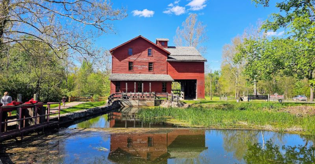 This Hidden Indiana Park With A Historic Mill Is Perfect For A Family Day Trip