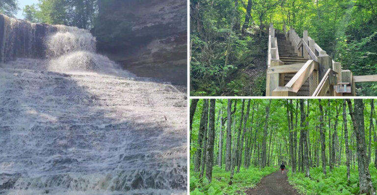 This Hidden Michigan Waterfall Is One Of The State’s Most Peaceful Natural Escapes