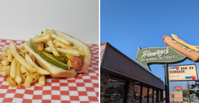 This Iconic Illinois Hot Dog Stand Has Been Topping Its Famous Dogs With Fries For Decades