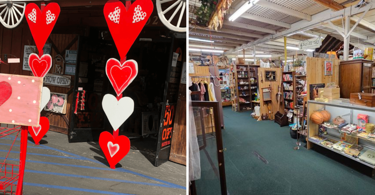 This Massive California Antique Mall Feels More Like A Museum Of Vintage Treasures Than A Store