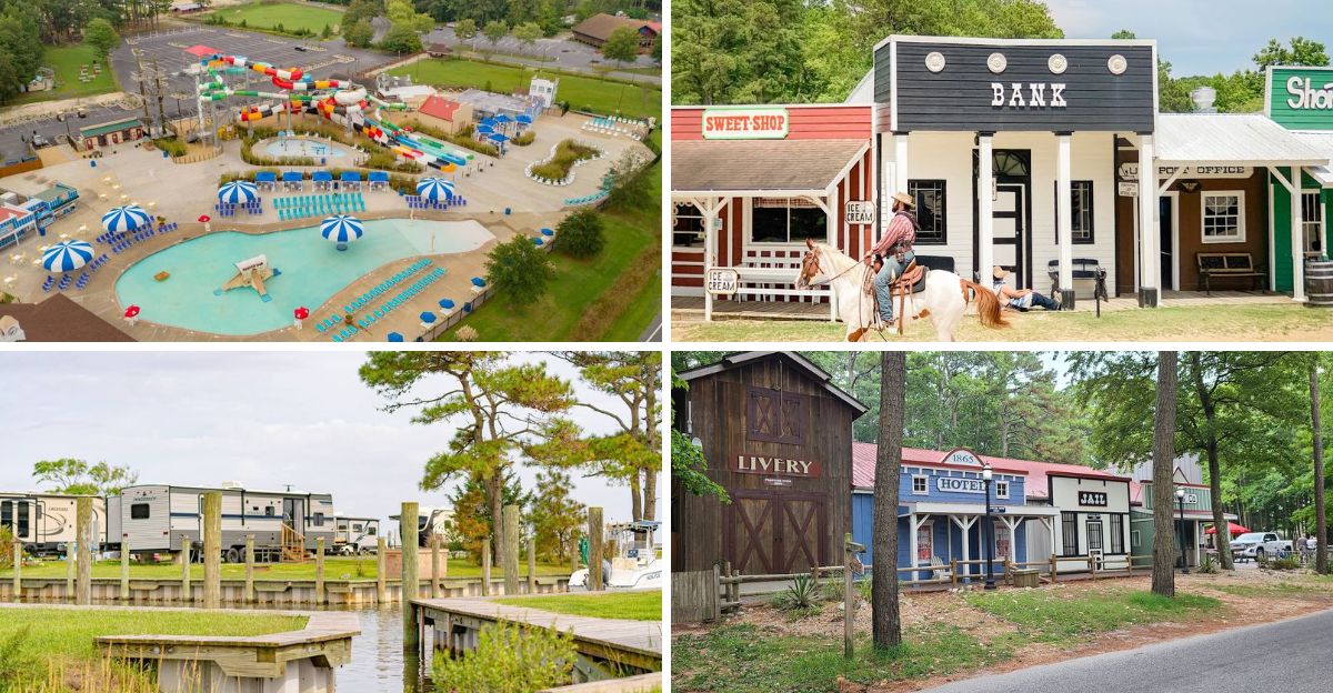 This Massive Family Campground In Maryland Is So Large, It Feels Like A Town Of Its Own