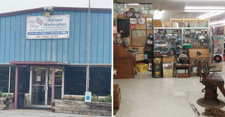 This Massive Maryland Antique Mall Is Packed With Vintage Treasures You Can Explore All Day