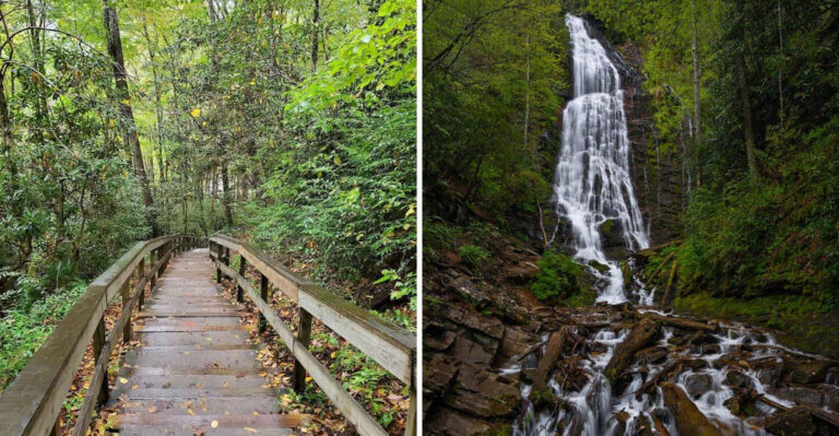 This Mysterious Stairway In North Carolina Ends At A Hidden Woodland Escape