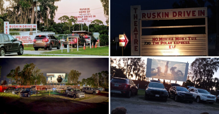 This Nostalgic Florida Drive-In Theater Is One Of The State’s Most Unforgettable Hidden Gems