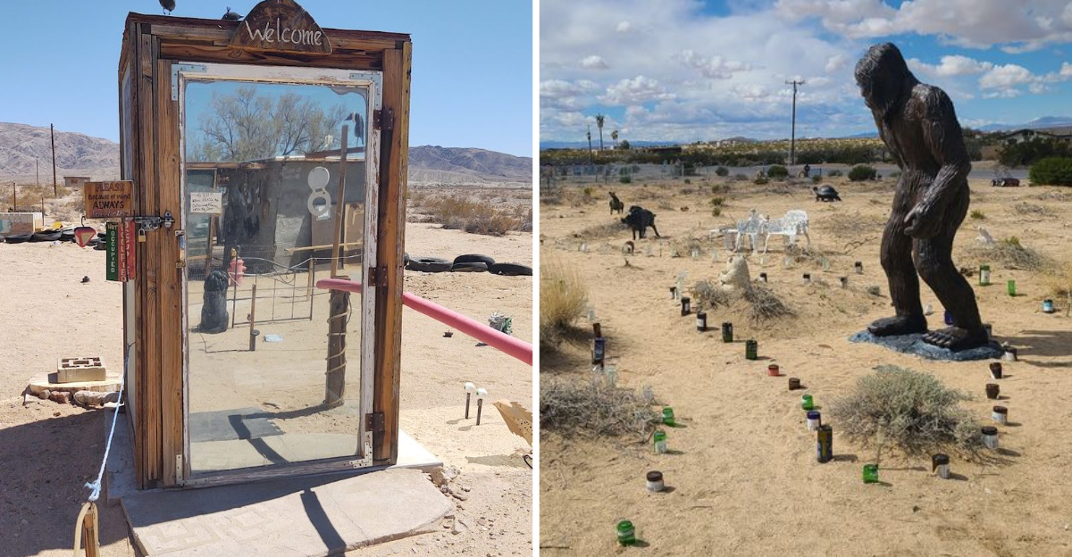 This Quirky Glass Outhouse In California Is One Of Americas Most Unusual Roadside Attractions