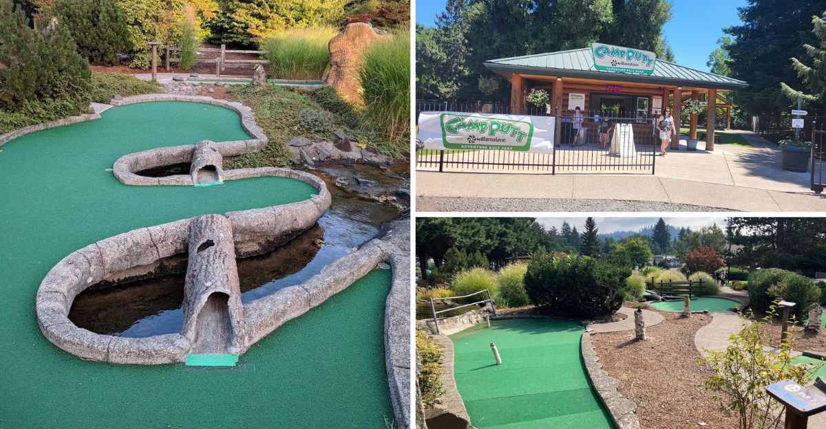 This is the kind of place you may want to plan a trip to this insanely fun themed mini golf course in oregon