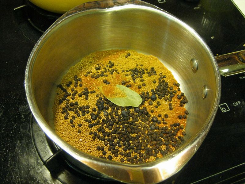 Toast spices before using them