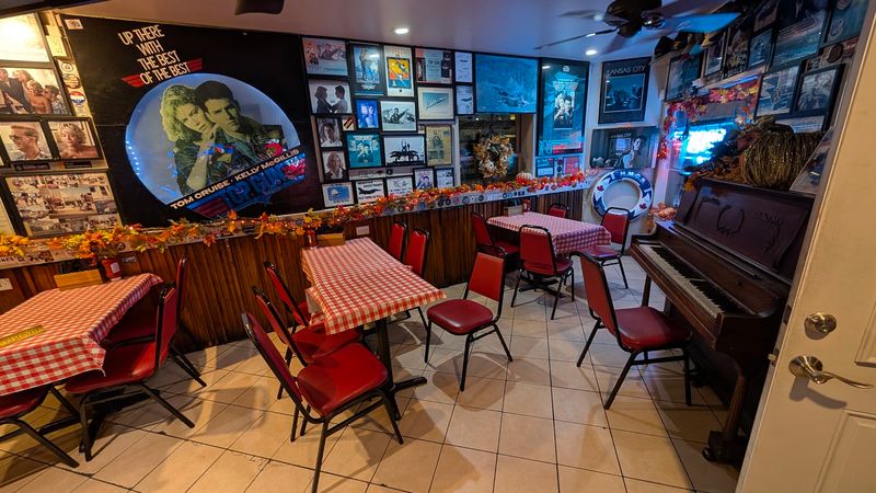 Top Gun Memorabilia Covering Every Wall