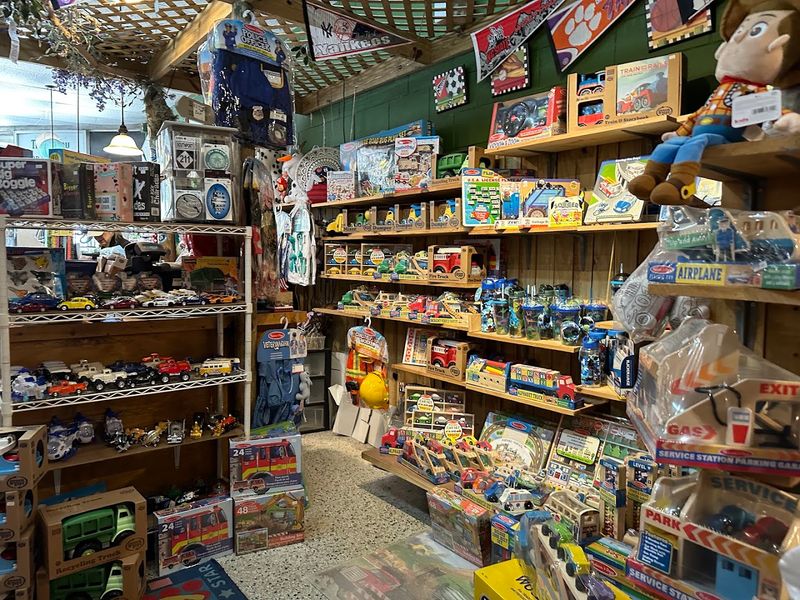 Toys and Games Stacked From Floor to Ceiling Toys and Games Stacked From Floor to Ceiling