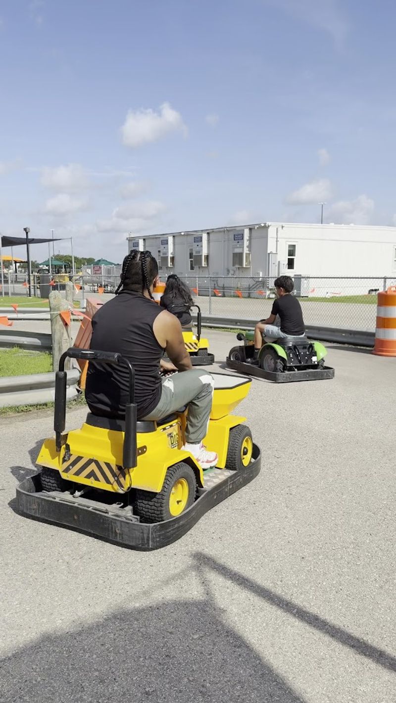 Tractor Go-Kart Track for the Little Ones