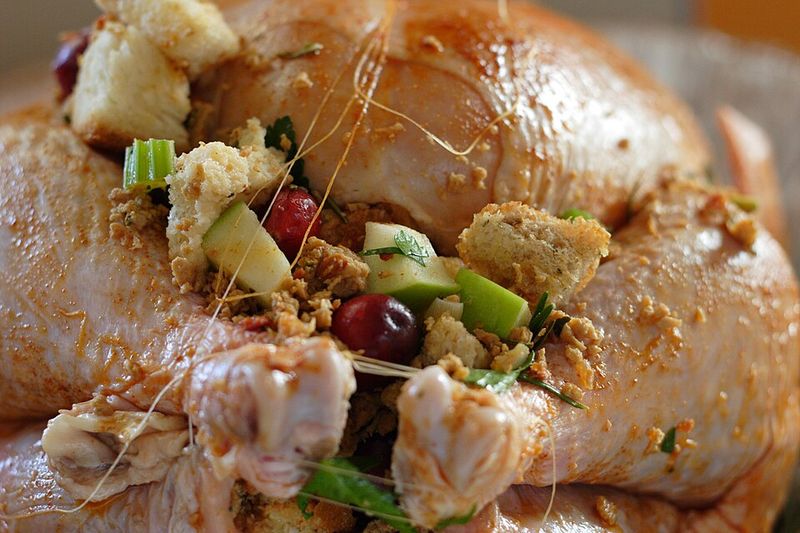 Turkey with homemade stuffing