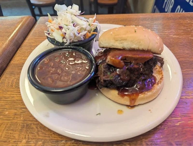 Uncle Dick's Pulled Pork Burger — A Fan Favorite