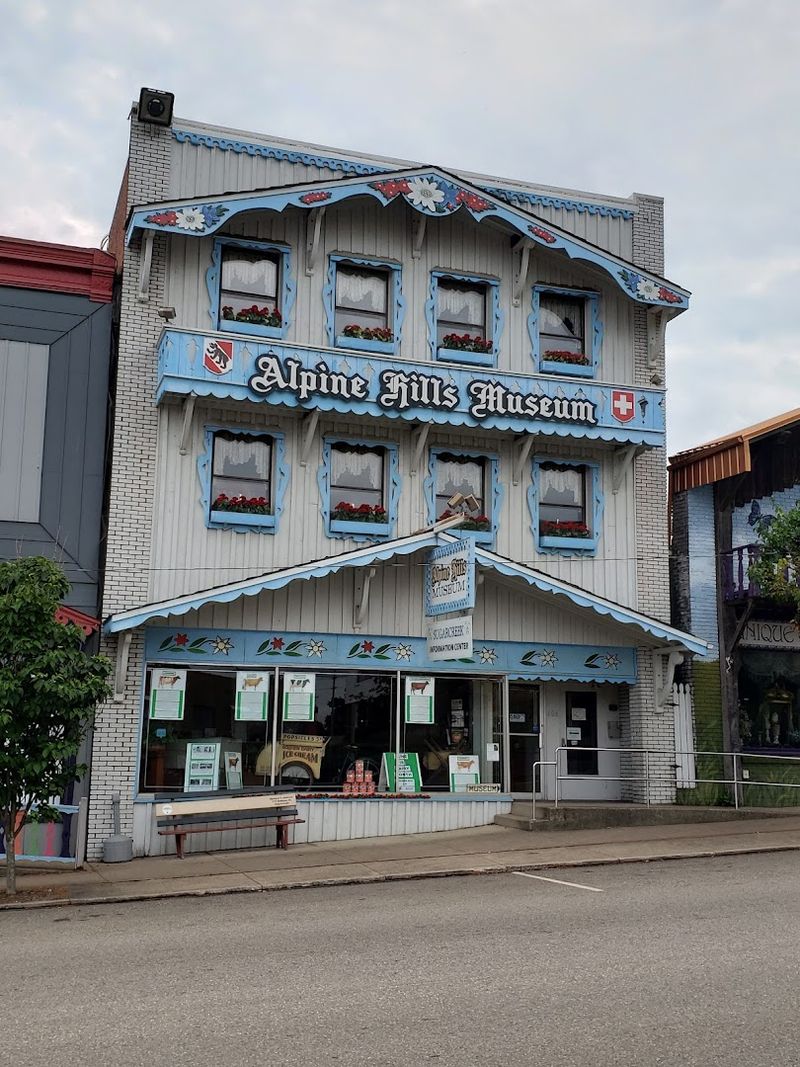 Unique Swiss-Style Architecture Along Main Street