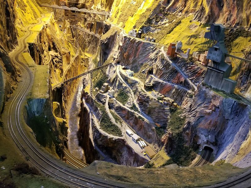 Vertical Scenic Design Unlike Any Other Railroad Museum