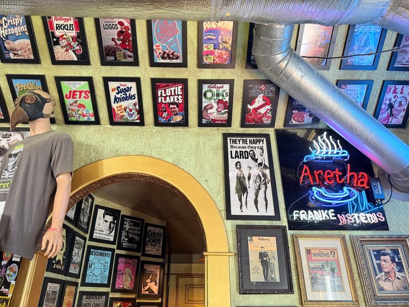 Vintage Cereal Box Art Display
