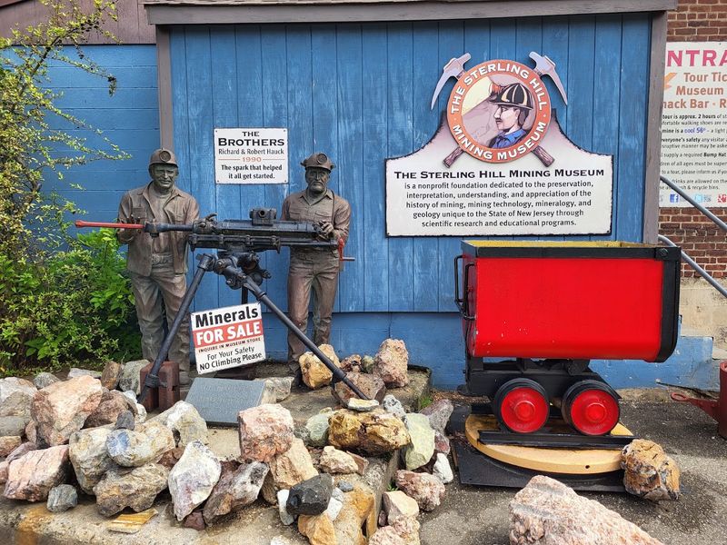 Vintage Mining Equipment and Historical Artifacts on Display