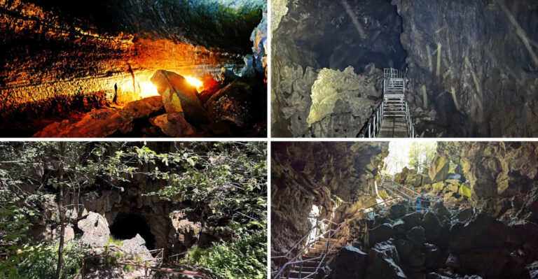 Walk Through A Fascinating Lava Tube Cave At This Underrated Park In Oregon