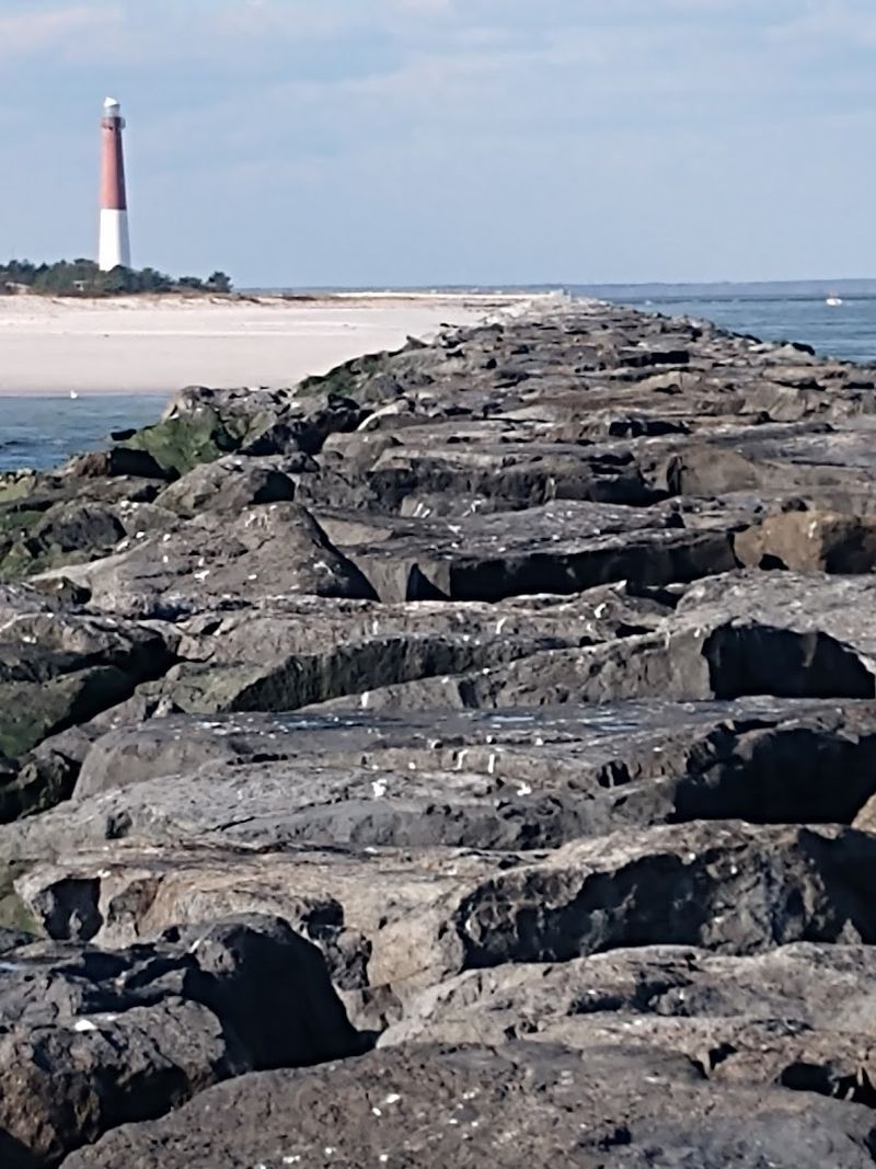 Walking the Jetty Along Barnegat Inlet