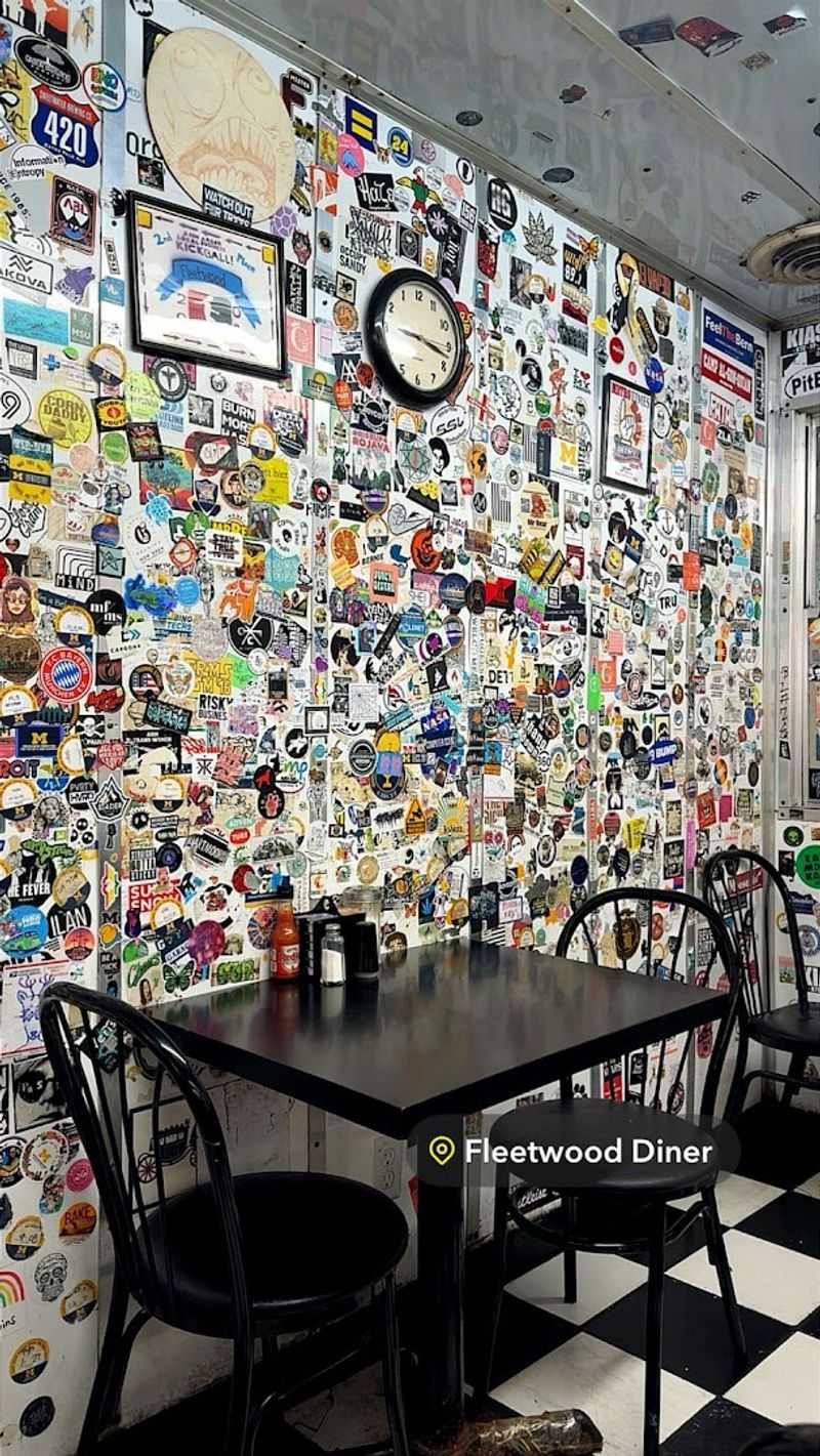 Walls Covered in Stickers That Tell a Thousand Stories