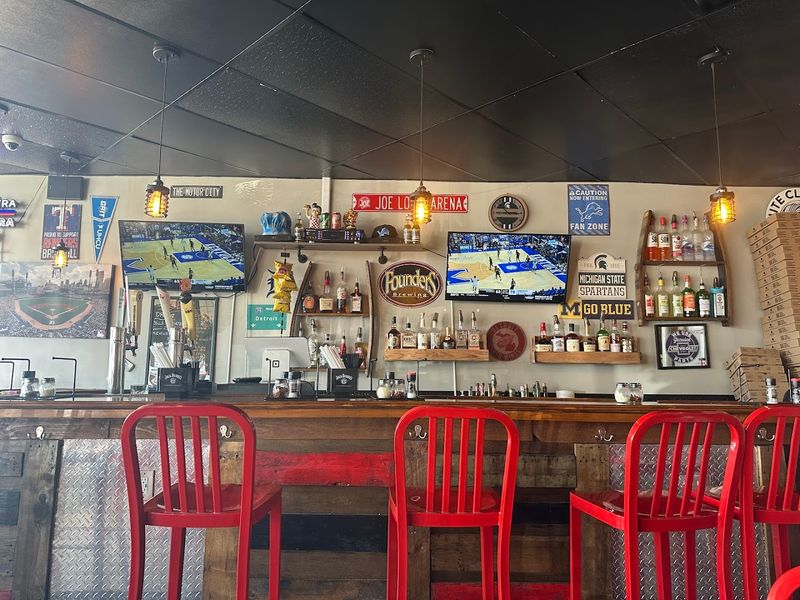 Warm Detroit Sports Bar Atmosphere