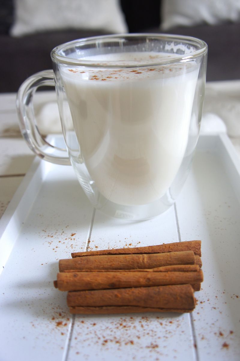 Warm Low-Fat Milk with Cinnamon