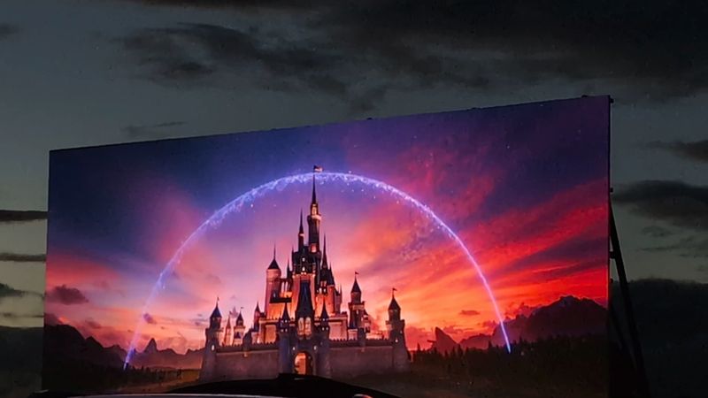 Watching Movies Under The Stars On A Giant Screen