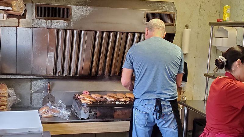 Watching Your Burger Cook Right in Front of You