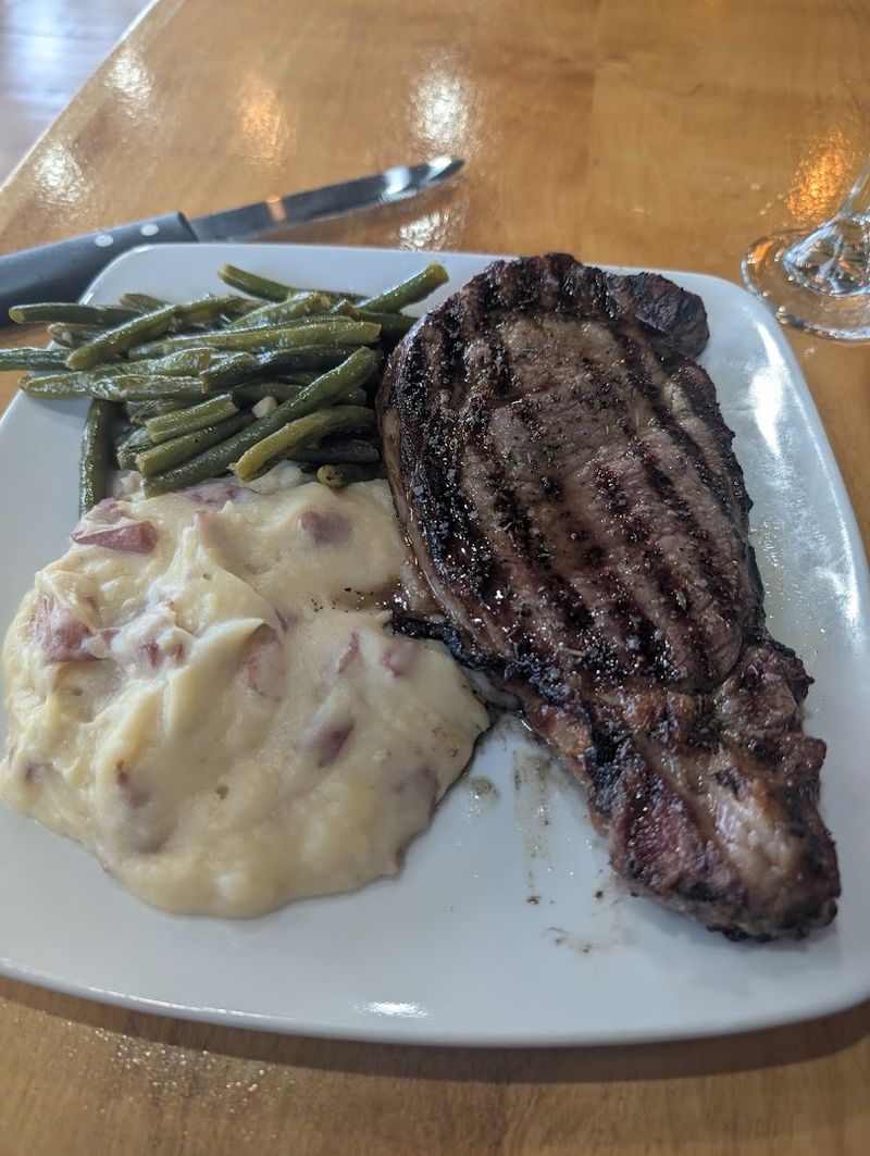 Wood-Fired Steaks Cooked Over Real Flames