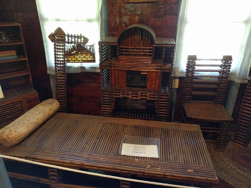 World War One Headlines Woven Into a Cot World War One Headlines Woven Into a Cot