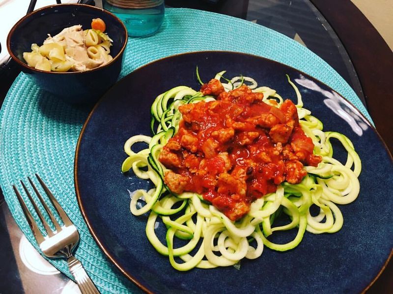 Zucchini noodles Zucchini noodles