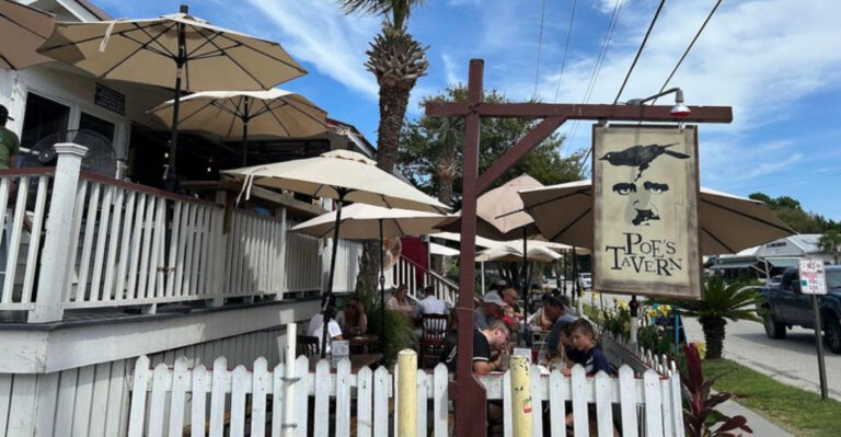 Step Into An Edgar Allan Poe-Inspired Setting At This Atmospheric South Carolina Restaurant