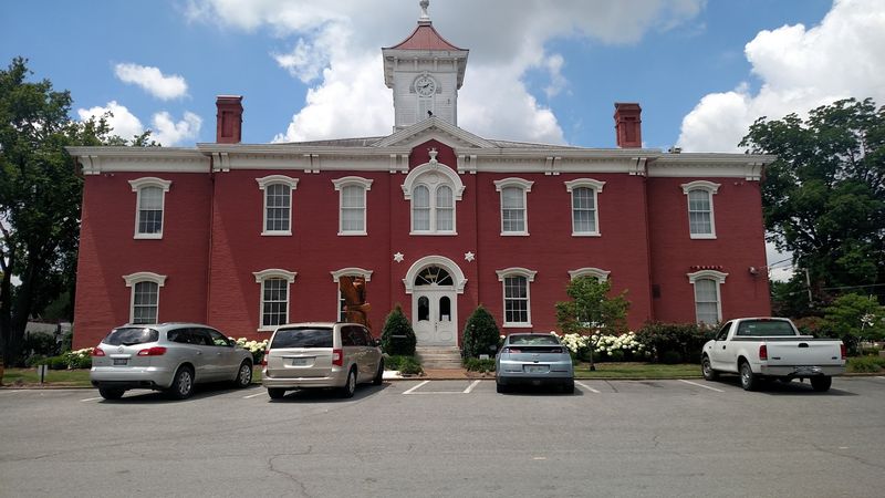 A Courthouse Square Frozen In Time
