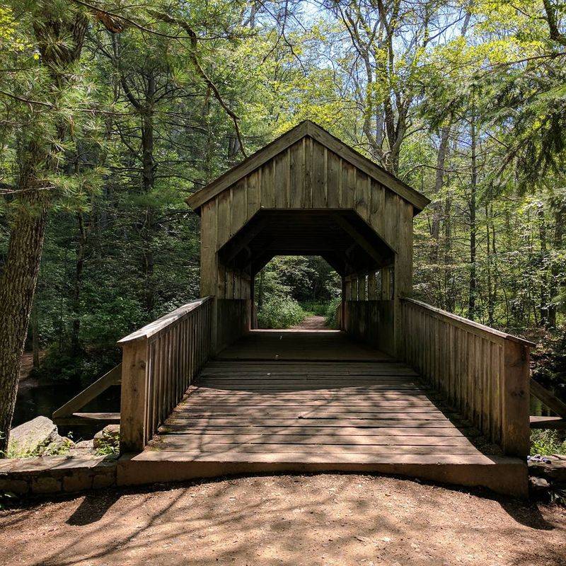 A Covered Bridge Straight From a Storybook A Covered Bridge Straight From a Storybook