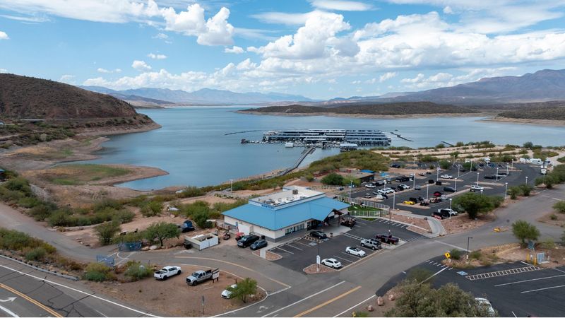 A Desert Reservoir With Its Own Front Porch