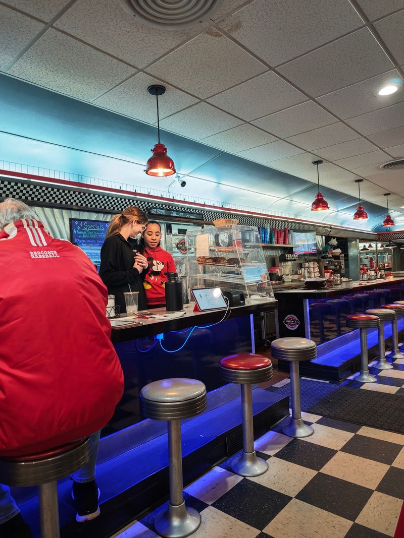 A Family Table Dressed Up As A Diner