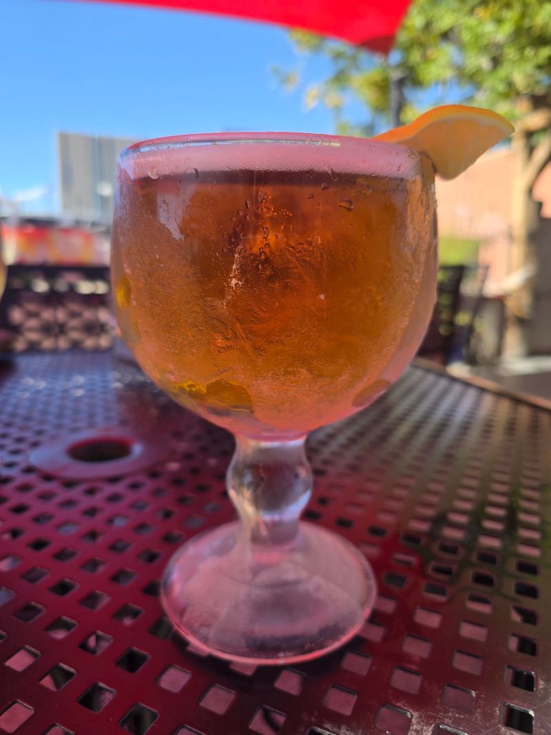 A Frosted Schooner At The Bar