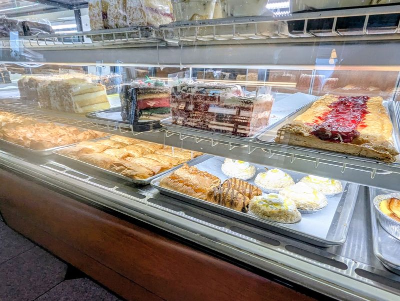 A Full Bakery Behind Glass
