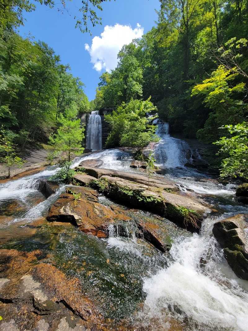 A Hidden Waterfall Corner of Sunset, South Carolina