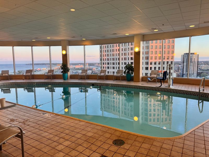 A Pool and Lounge 23 Floors Above the City