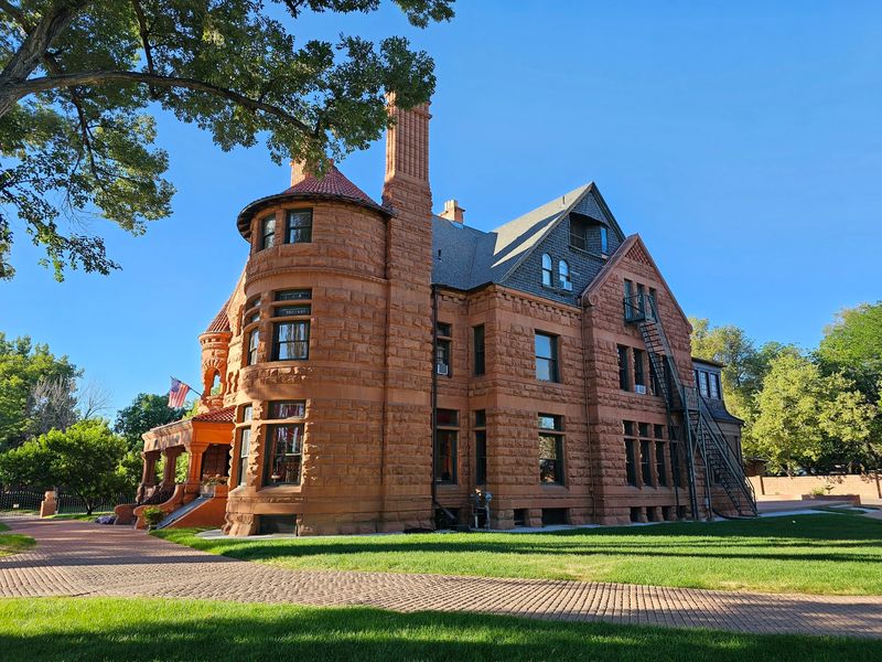 A Red Sandstone Castle in the Heart of Pueblo