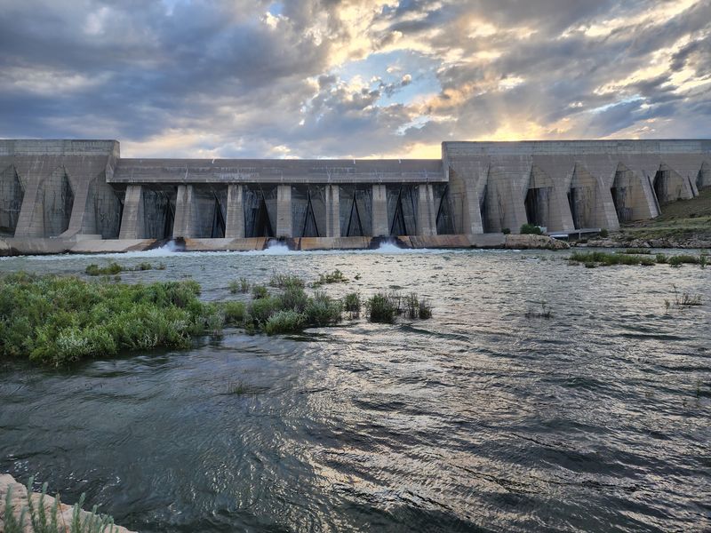 A Reservoir Built On The Arkansas River