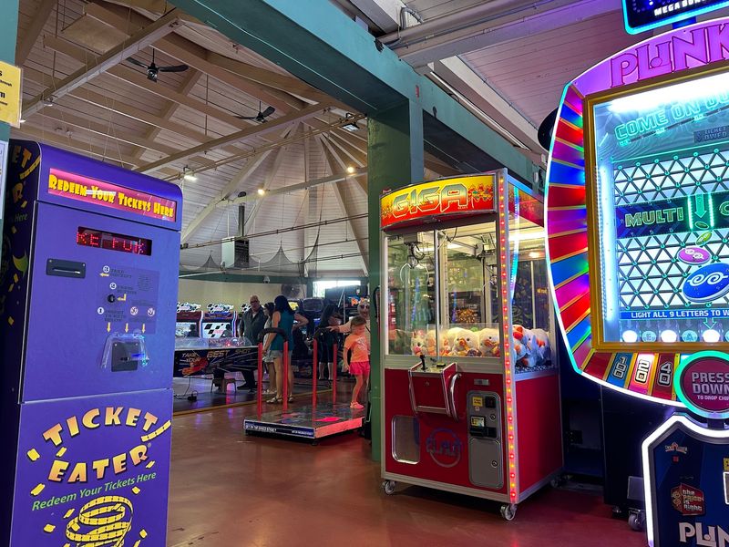 A Retro Boardwalk Full Of Food Stops