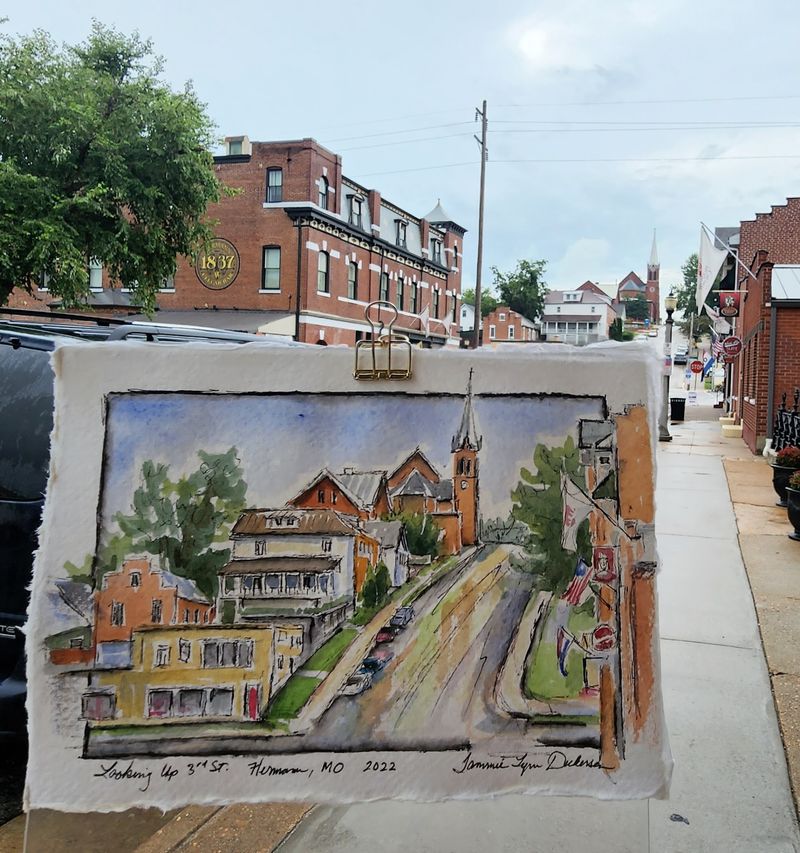 A Riverside Town With German Roots