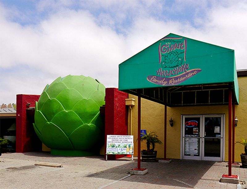 A Roadside Landmark In The Artichoke Capital