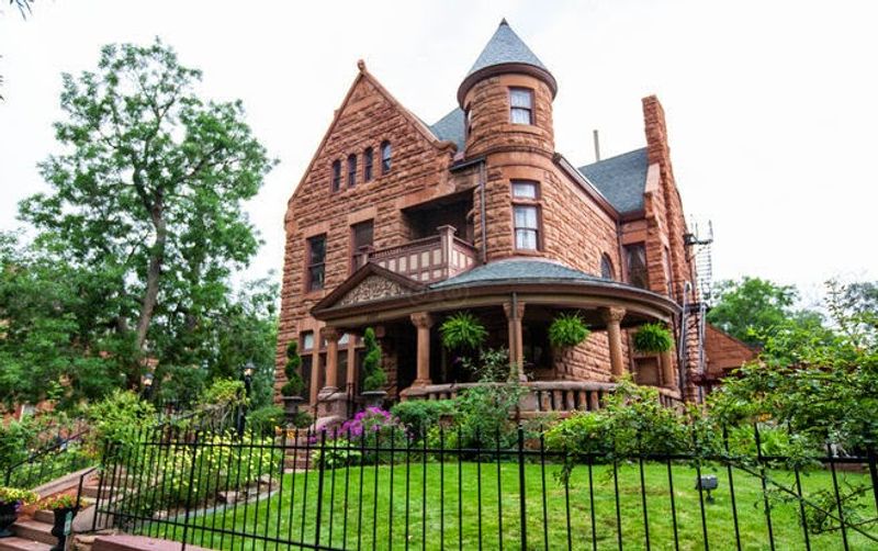 A Ruby Sandstone Landmark on Pennsylvania Street
