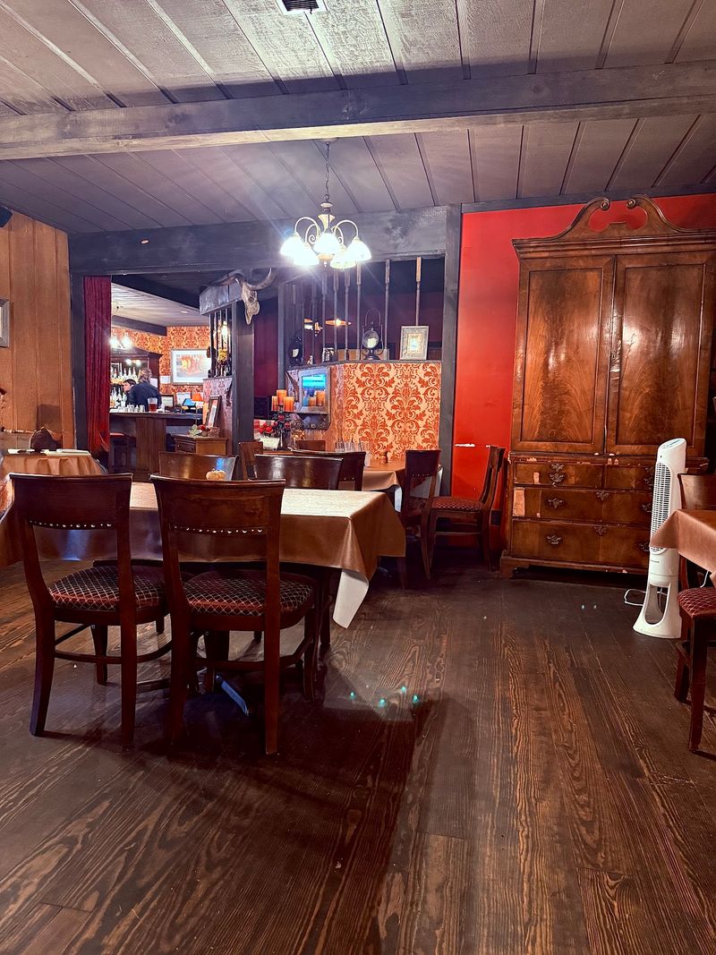 A Saloon-Style Table in Downtown Sylva