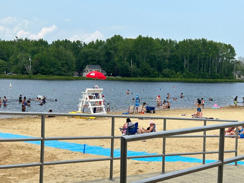 A Sandy Swim And A Shady Break