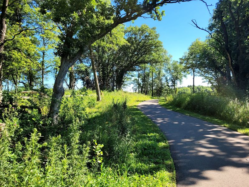 A Scenic 2.2-Mile Paved Trail Around the Lake